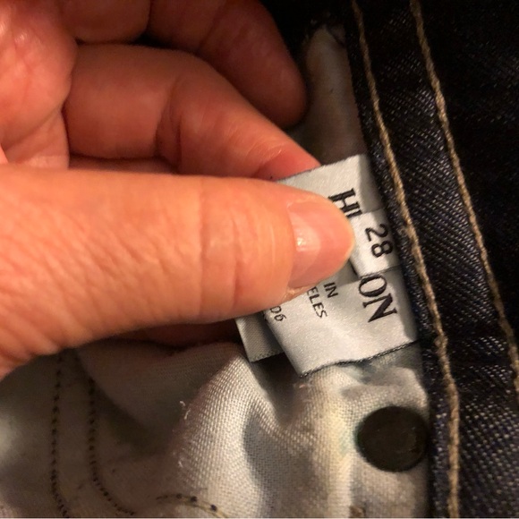 HUDSON Jeans Bootcut Low-rise Womens Sz 28 L Misses 8 Distressed Los Angeles NM - Picture 6 of 15